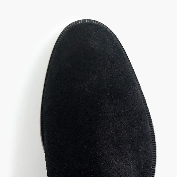 New JCREW Size 6 Over-the-knee Boots Black Suede - Picture 2 of 3